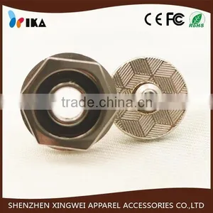 Hexagonal Metal Zinc Alloy Magnetic Button for Bag thumbnail-1