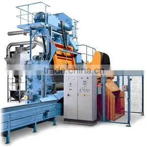 Barrel Blast Machines/Tumblast Machine/Rubber Apron Type Shotblasting Machine thumbnail-6