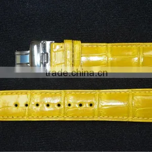 Handmade Alligator Crocodile Strap With Square Pattern thumbnail-1