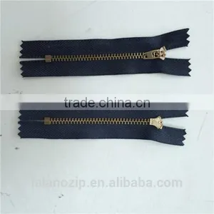 Leather Jacket Metal Zipper for Wholesale Clothing 5# Brass thumbnail-3