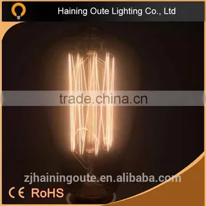 Smoked Glass Housing 110-240V 40w ST64 Edison Bulb for Decoration thumbnail-1
