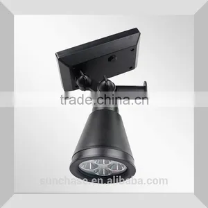Bright 4 LED Solar Powered Light Wireless Wall or Lawn Security Light Sensor Lamp Waterproof Outdoor Light thumbnail-2