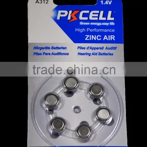 PKCELL 1.4V Hearing Aid Battery A13 Zinc Air Button Cell PR48 thumbnail-1