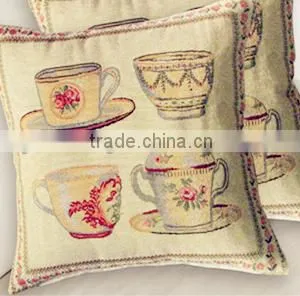 Home Decor 100% Polyester Custom Printed Cushion Cover thumbnail-1