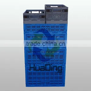 Colorful Foldable Plastic Vegetable and Fruit Storage Boxes thumbnail-4