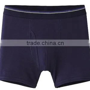 Cotton Classic Soft Solid Boxer Short Men Underwear thumbnail-1