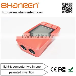 SHANREN Raptor Smart LED Best Bike Light With 2.4G Wireless Bicycle Computer LCD Display thumbnail-1