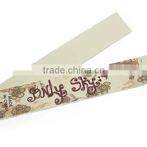 Custom Logo Printed Clothing Gament Cotton Twill Tape thumbnail-2