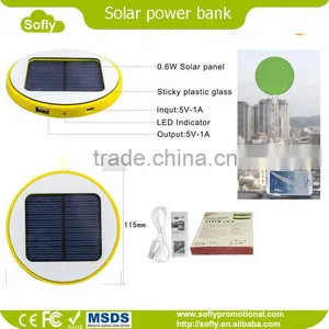 Custom Cell Phone Solar Charger 10000mah Ultra Slim Power Bank Thin,battery Charger Slim Bulk Cheap thumbnail-1