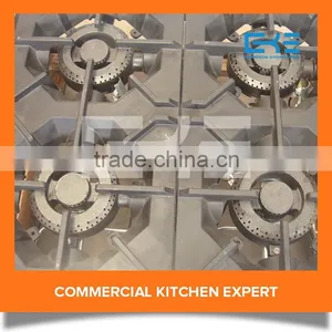 Tabletop Portable 4 Burners Stainless Steel Cooker Units Gas Stove Kitchen Cooking Appliances thumbnail-3