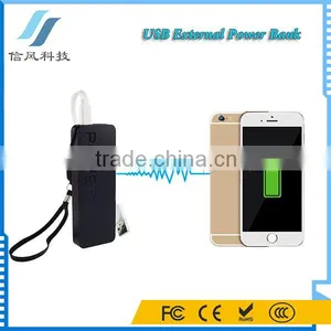 Universal Portable Charger Power Bank USB Battery Charger 5600mAh Black thumbnail-1