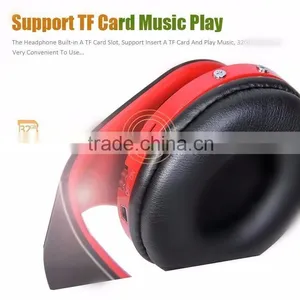 Deep Bass Wireless Stereo Bluetooth Headphone Noise Cancelling Headset With Mic For TF Card FM Radio Earphone thumbnail-6