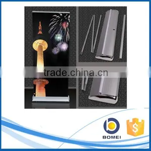 Expo Aluminum 80/85*200cm Roll up Banner Stand, Heavy Water Drop Roll up Stand, Wide Base Roll up Banner thumbnail-1