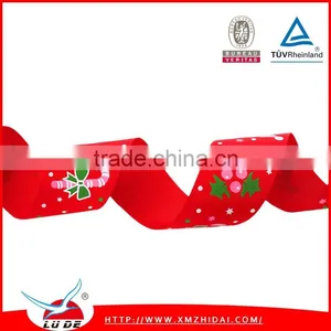Christmas Series Grosgrain Ribbon Diy Printed Ribbon for Sales thumbnail-1
