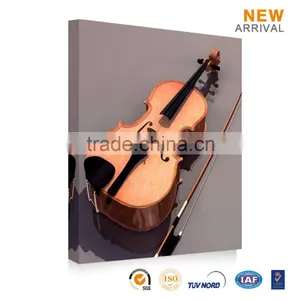 Decorative Wall Hanging Art Abstract Violin Oil Painting thumbnail-1