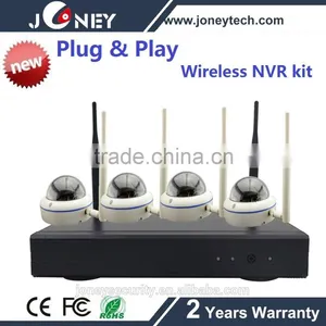 Mobile View P2p HD 1MP Wireless Wifi ip Camera Wifi Nvr Kit thumbnail-1