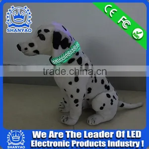 2015 Hot Selling Christmas LED Plastic Pet Collar With Leopard thumbnail-6