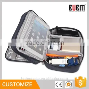 BUBM Waterproof Travel Electronics Accessories Organizer Case Tool Bag For Cable, Hard Drive And Power Bank thumbnail-1