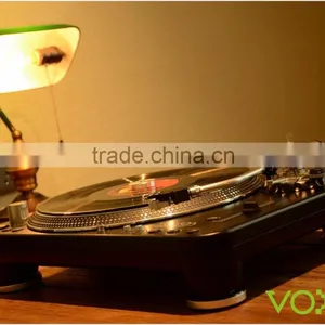 VOXOA DJ Turntable T80 High Torque 3 Speed Vinyl Turntable With Height Adjustable S-shaped Pick up Arm thumbnail-2
