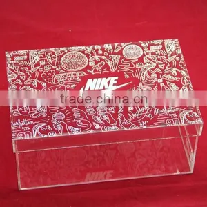Hot Sale Clear Acrylic Shoe Display Box thumbnail-1