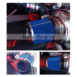 Universal Auto Car Air Filter Cold Air Intake 3" 76-88-100mm Round Tapered thumbnail-2