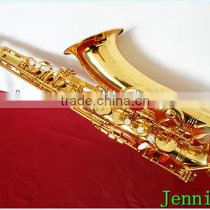 Musical Instrument Gold Lacquer Tenor Saxophone (334G) thumbnail-1