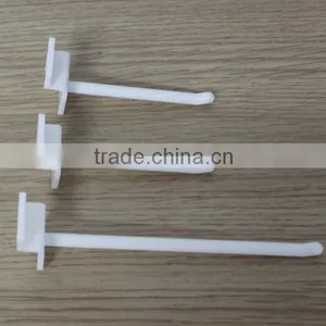 Single Hook Slatwall Plastic Hook for Cardboard With Slot Board thumbnail-2
