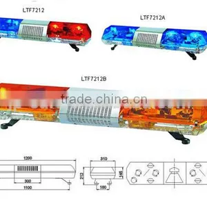 Cheap Price Police Car Roof Halogen Warning Light Bar, Revolvng Rotator Warning Light Bar LTF5117 thumbnail-3
