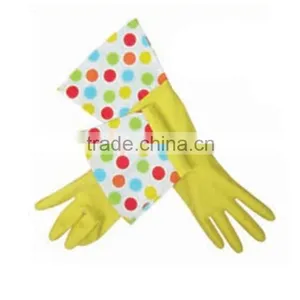 Various Colored Long Sleeves Latex Kitchen Gloves thumbnail-3