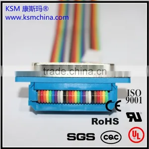 KSM DB Terminal Wire & Cable Harness Custom 2.54mm Wire to Board Idc Flat Cable Assembly thumbnail-1