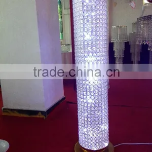 New Hot Sale Decorated Crystal Pillars for Weddings and Party Decoration thumbnail-1
