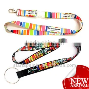 Custom Heat Transfer Dye Sublimation Key Chain Girly Lanyards thumbnail-1