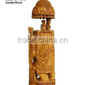 Carved Wooden Elephants thumbnail-1