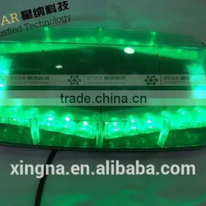 30W Green Bulds Megetic Car Roof Strobe Mini Lightbar EL3-10-6 thumbnail-3