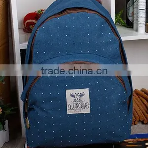 New Design Star Canvas Backpack in China Ready Goods thumbnail-2