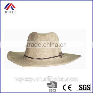 Folding Straw Cowboy Hat For Sale Fedora Straw Hat thumbnail-4
