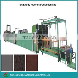 Manufacturer and Exporter of PU Synthetic Leather /artifical Leather Machine thumbnail-1