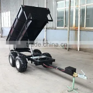 1.5T Load Capacity Hydraulic Tipping Farm Trailer,atv Dumper Trailer,utility Trailer thumbnail-2