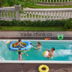 Hot Sale Model 2 Person 6 Meter Swimming Pool Spa Hot Tub Combo thumbnail-3