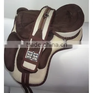 2016 Custom Trail Saddle - Horse Trail Leather Western Saddle Padded Seat thumbnail-1