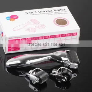 Salon Use 180/600/1200 Needles 3 in 1 Derma Roller With CE thumbnail-5