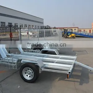 Galvanized Motorbike Trailer thumbnail-2