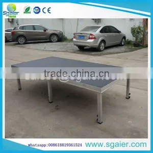 Easy Collapsible Stage Platform,big Thickness Stage With Leg thumbnail-1