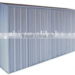Flat Roof Garden Shed to Storage Wood thumbnail-5