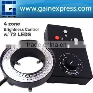 Ring Light 62mm 72 LED Microscope Camera Illuminator Flash Lens thumbnail-1