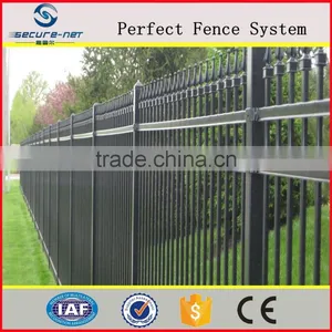 Pvc Coated Spear Top Tubular Steel Fence/backyard Grass Protection Steel Fence thumbnail-1