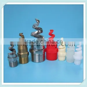 Stainless Steel,SS,brass,pp,pvc,teflon,nylon Helix Screw Helical Spjt Nozzle thumbnail-1