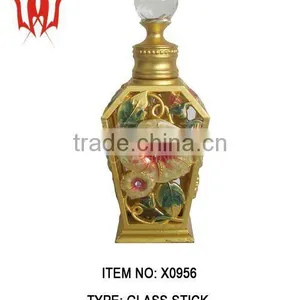 12ML Metal Perfume Bottle With Pearl Decoration On Cap thumbnail-1