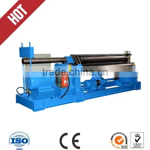 W11 Seires Hydraulic 3 Roller CNC Plate Rolling Machine/ High Quality Rolling Steel Machine thumbnail-1