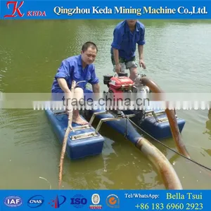 Chinese Gold Suction Dredge Boat for Sale thumbnail-1